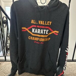 All Valley Karate Championship Hoodie with Cobra Kai Script